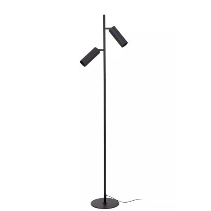 Lucide 09739/02/30 - Staande Lamp CLUBS 2xGU10/40W/230V zwart