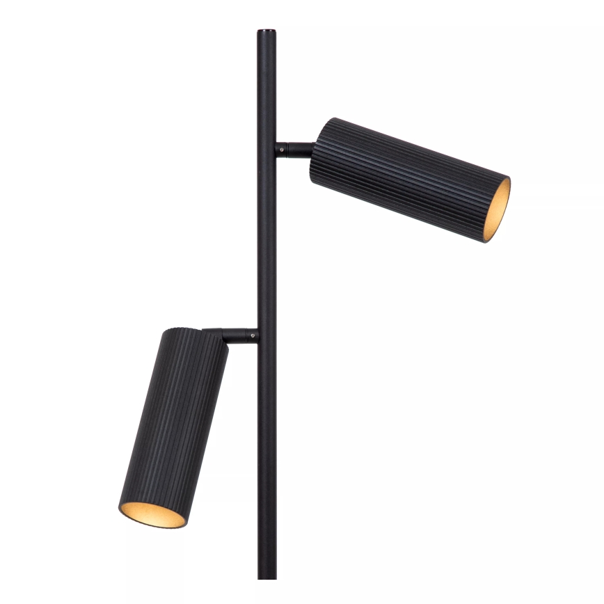 Lucide 09739/02/30 - Staande Lamp CLUBS 2xGU10/40W/230V zwart
