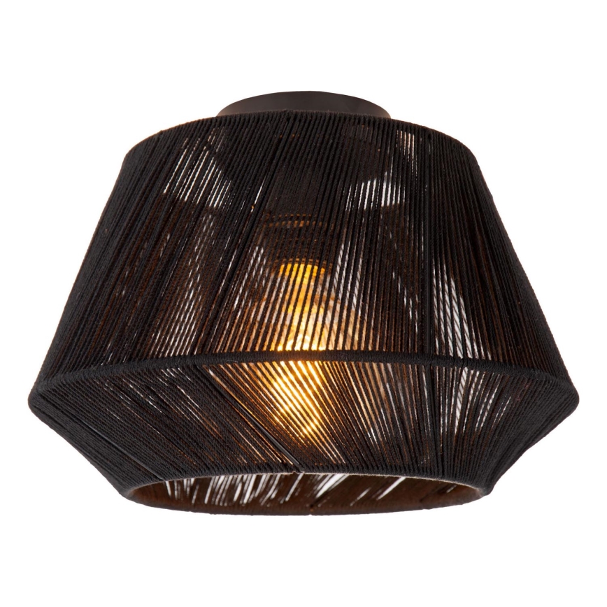 Lucide 10121/30/30 - Plafondlamp JESSICA 1xE27/60W/230V zwart