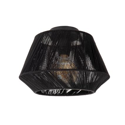 Lucide 10121/30/30 - Plafondlamp JESSICA 1xE27/60W/230V zwart