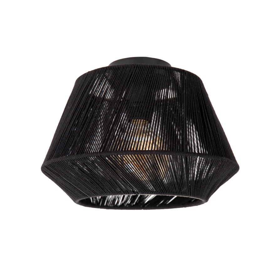 Lucide 10121/30/30 - Plafondlamp JESSICA 1xE27/60W/230V zwart