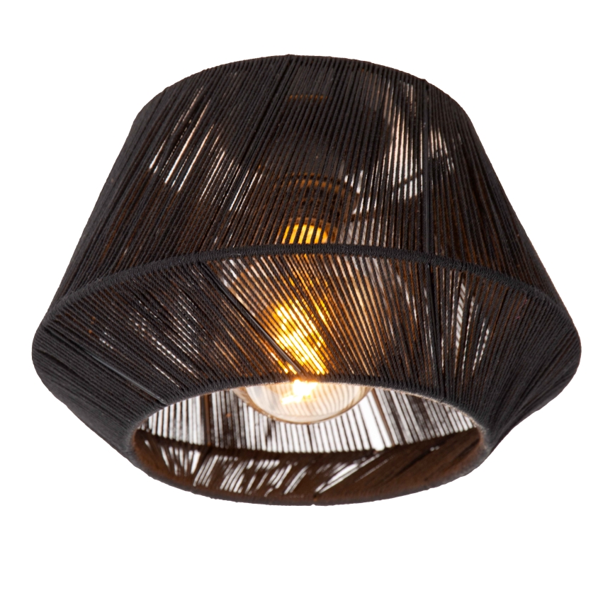 Lucide 10121/30/30 - Plafondlamp JESSICA 1xE27/60W/230V zwart