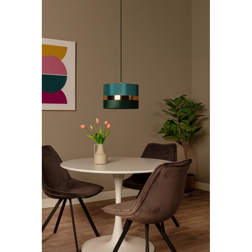 Lucide 10409/01/33 - Hanglamp aan een koord EXTRAVAGANZA TUSSE 1xE27/60W/230V groen
