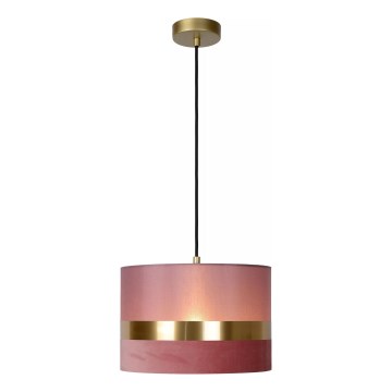 Lucide 10409/01/66 - Hanglamp aan een koord EXTRAVAGANZA TUSSE 1xE27/60W/230V roze