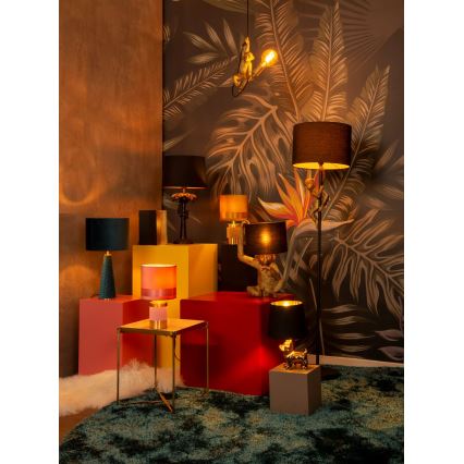 Lucide 10501/81/37 - Tafellamp EXTRAVAGANZA VELVET 1xE27/60W/230V blauw