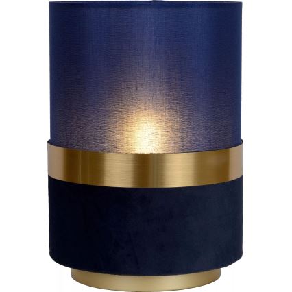 Lucide 10508/01/35 - Tafellamp EXTRAVAGANZA TUSSE 1xE14/40W/230V blauw