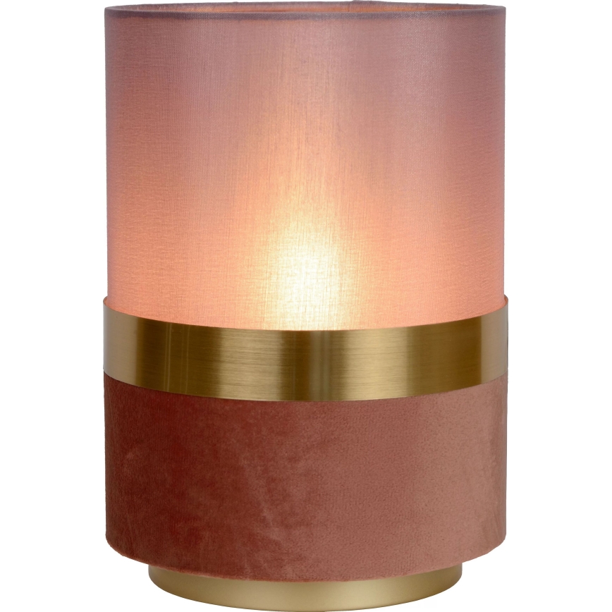 Lucide 10508/01/66 - Tafellamp EXTRAVAGANZA TUSSE 1xE14/40W/230V roze