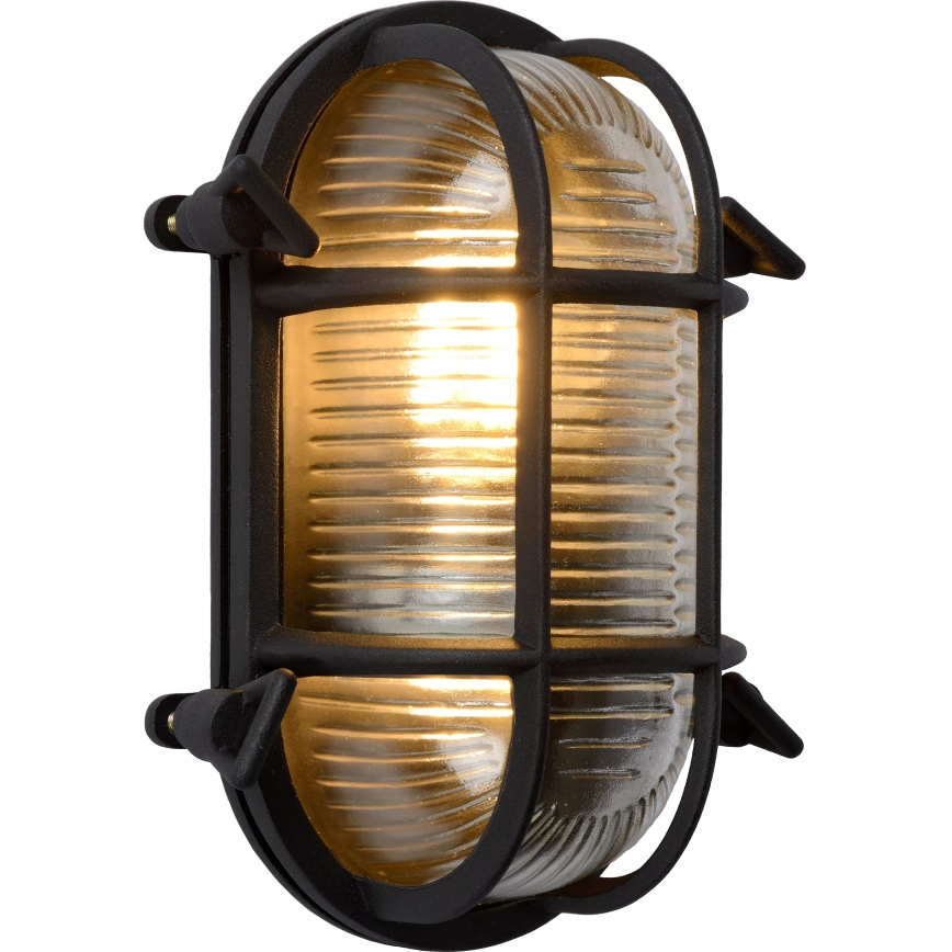 Lucide 11891/20/30 - Wandlamp voor buiten DUDLEY 1xE27/40W/230V IP65 zwart