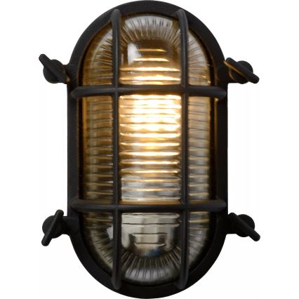 Lucide 11891/20/30 - Wandlamp voor buiten DUDLEY 1xE27/40W/230V IP65 zwart