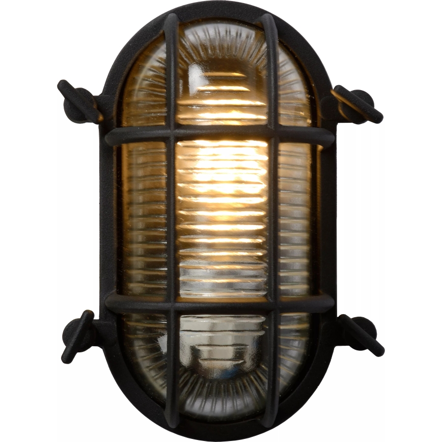 Lucide 11891/20/30 - Wandlamp voor buiten DUDLEY 1xE27/40W/230V IP65 zwart