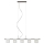 Lucide 12466/25/12 - Hanglamp aan een koord OLAF 5xG9/40W/230V