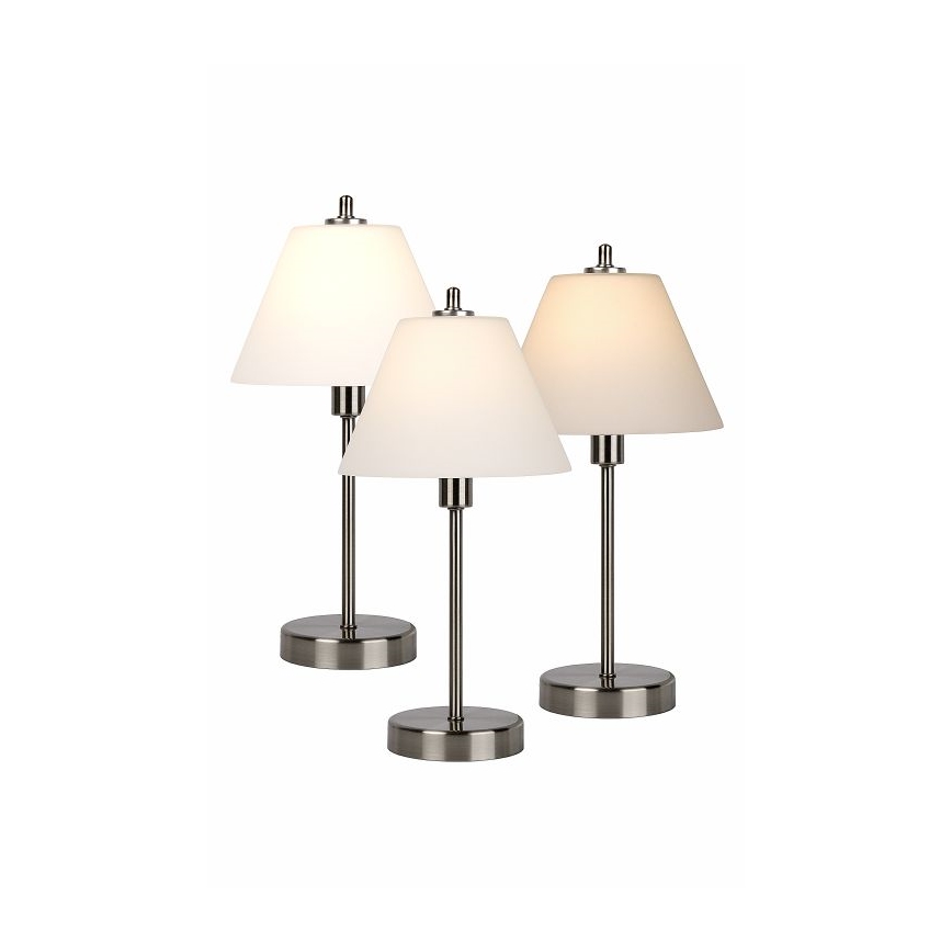 Lucide 12561/21/12 - Dimbare tafellamp TOUCH TWO 1xE14/40W/230V