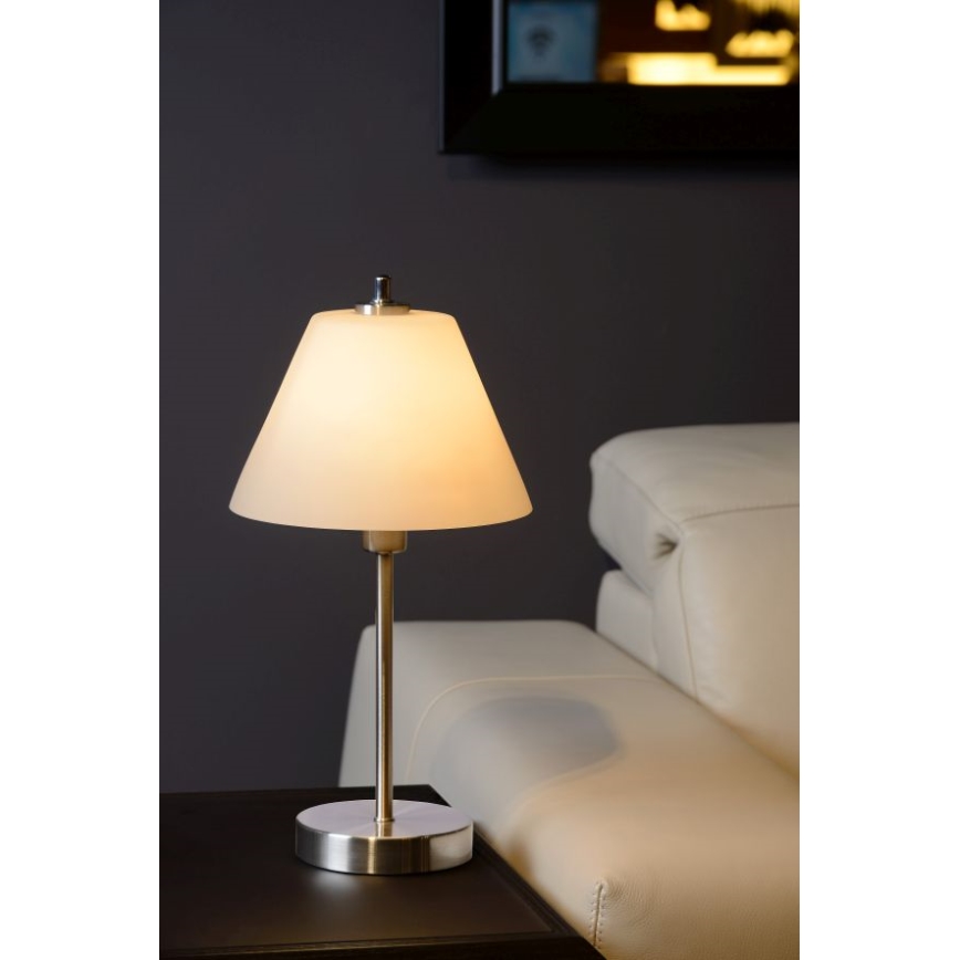 Lucide 12561/21/12 - Dimbare tafellamp TOUCH TWO 1xE14/40W/230V