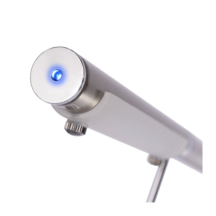 Lucide 12719/06/12 - Dimbare LED Staande lamp BERGAMO 1xLED/6W/230V mat chroom