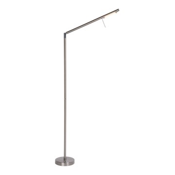 Lucide 12719/06/12 - Dimbare LED Staande lamp BERGAMO 1xLED/6W/230V mat chroom