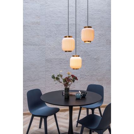 Lucide 13435/03/31 - Hanglamp aan een koord GOSSE 3xE27/40W/230V porselein