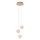 Lucide 13499/13/60 - Dimbare LED hanglamp aan een koord CINTRA 3xLED/4,7W/230V goud