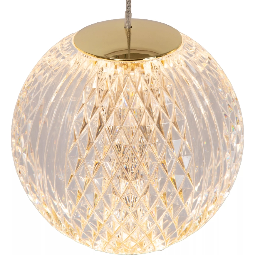 Lucide 13499/13/60 - Dimbare LED hanglamp aan een koord CINTRA 3xLED/4,7W/230V goud