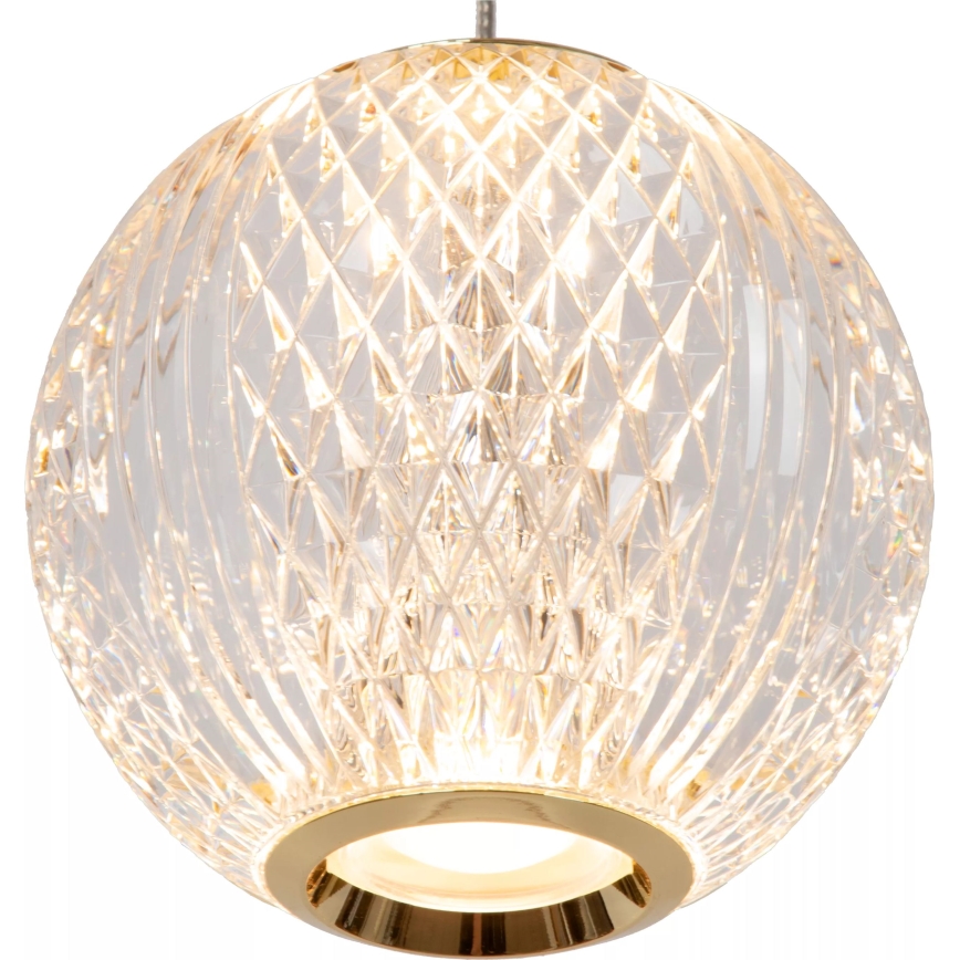 Lucide 13499/13/60 - Dimbare LED hanglamp aan een koord CINTRA 3xLED/4,7W/230V goud