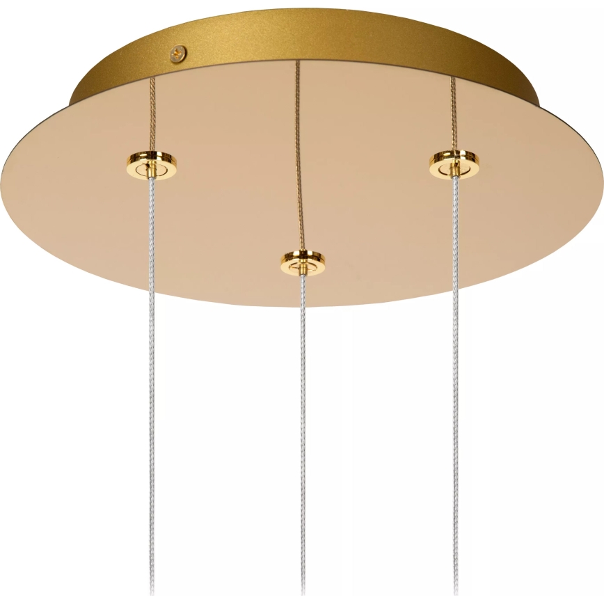 Lucide 13499/13/60 - Dimbare LED hanglamp aan een koord CINTRA 3xLED/4,7W/230V goud