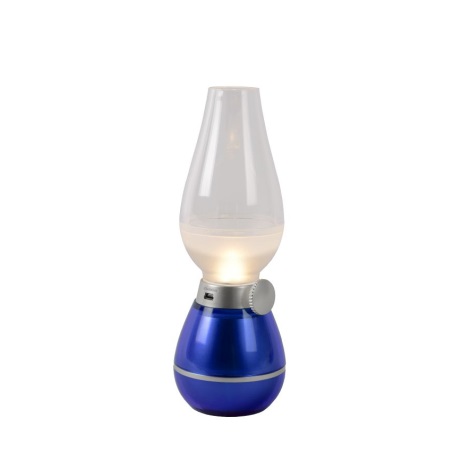 Lucide 13520/01/35 - LED Tafellamp dimbaar ALADIN 1xLED/0,4W/5V blauw