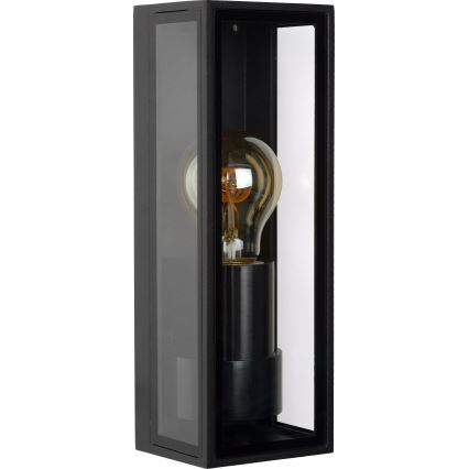 Lucide 15802/01/30 - Wandlamp voor buiten DUKAN 1xE27/15W/230V IP65 zwart