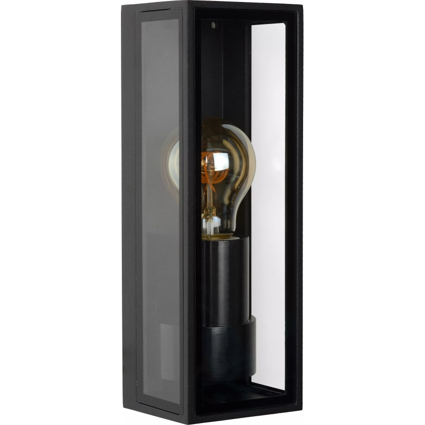 Lucide 15802/01/30 - Wandlamp voor buiten DUKAN 1xE27/15W/230V IP65 zwart