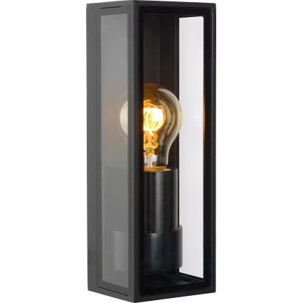 Lucide 15802/01/30 - Wandlamp voor buiten DUKAN 1xE27/15W/230V IP65 zwart