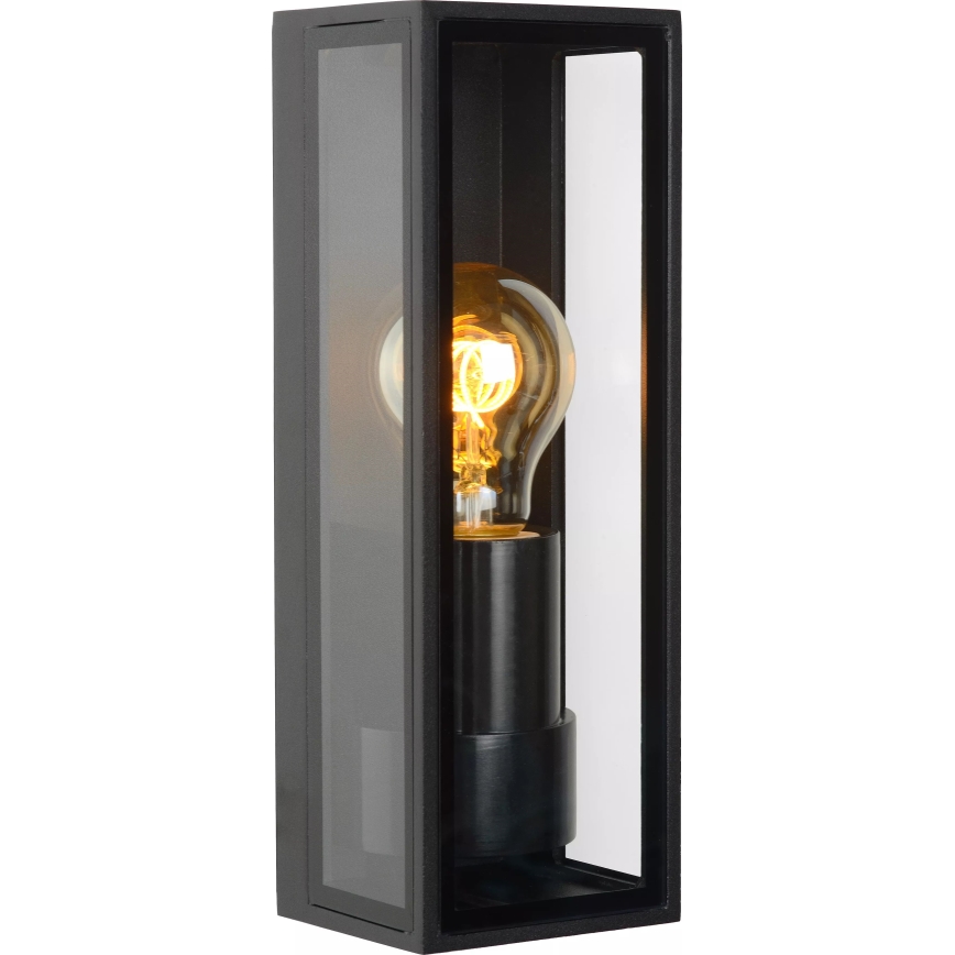 Lucide 15802/01/30 - Wandlamp voor buiten DUKAN 1xE27/15W/230V IP65 zwart