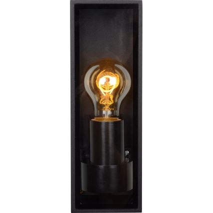 Lucide 15802/01/30 - Wandlamp voor buiten DUKAN 1xE27/15W/230V IP65 zwart