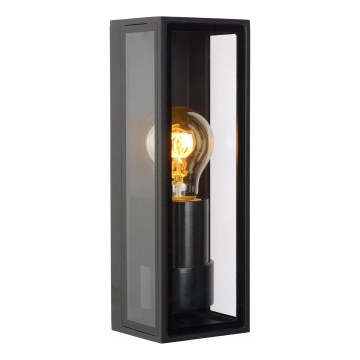 Lucide 15802/01/30 - Wandlamp voor buiten DUKAN 1xE27/15W/230V IP65 zwart