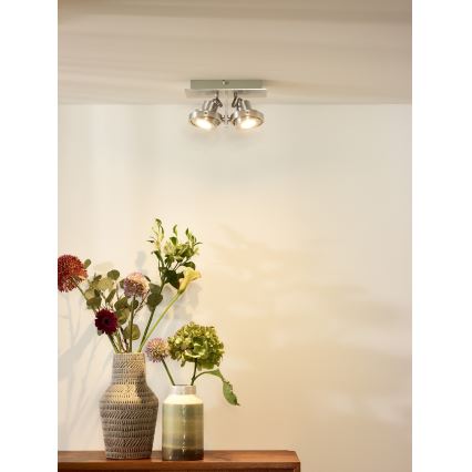 Lucide 17906/11/12 - Dimbare LED Spot LANDA 2xGU10/5W/230V mat chroom