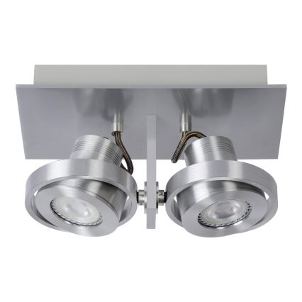 Lucide 17906/11/12 - Dimbare LED Spot LANDA 2xGU10/5W/230V mat chroom