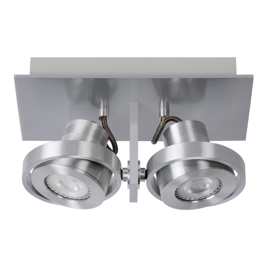 Lucide 17906/11/12 - Dimbare LED Spot LANDA 2xGU10/5W/230V mat chroom