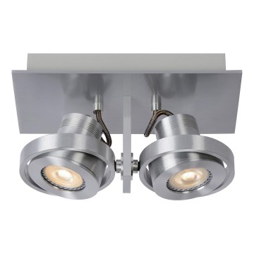 Lucide 17906/11/12 - Dimbare LED Spot LANDA 2xGU10/5W/230V mat chroom
