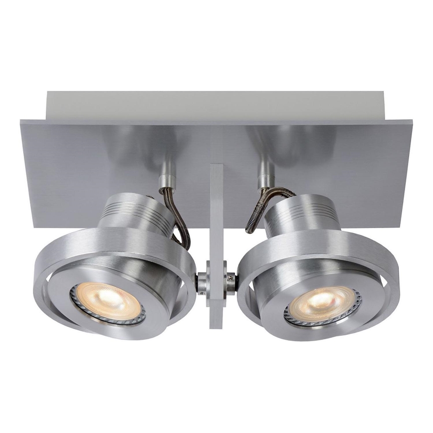Lucide 17906/11/12 - Dimbare LED Spot LANDA 2xGU10/5W/230V mat chroom