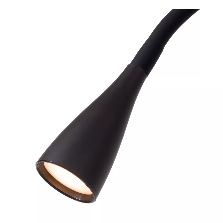Lucide 18756/03/30 - LED Dimbaar flexibel aanraken Staande lamp ZOZY LED/4W/230V zwart