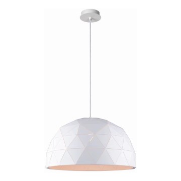 Lucide 21409/60/31 - Hanglamp OTONA 1xE27/60W/230V wit