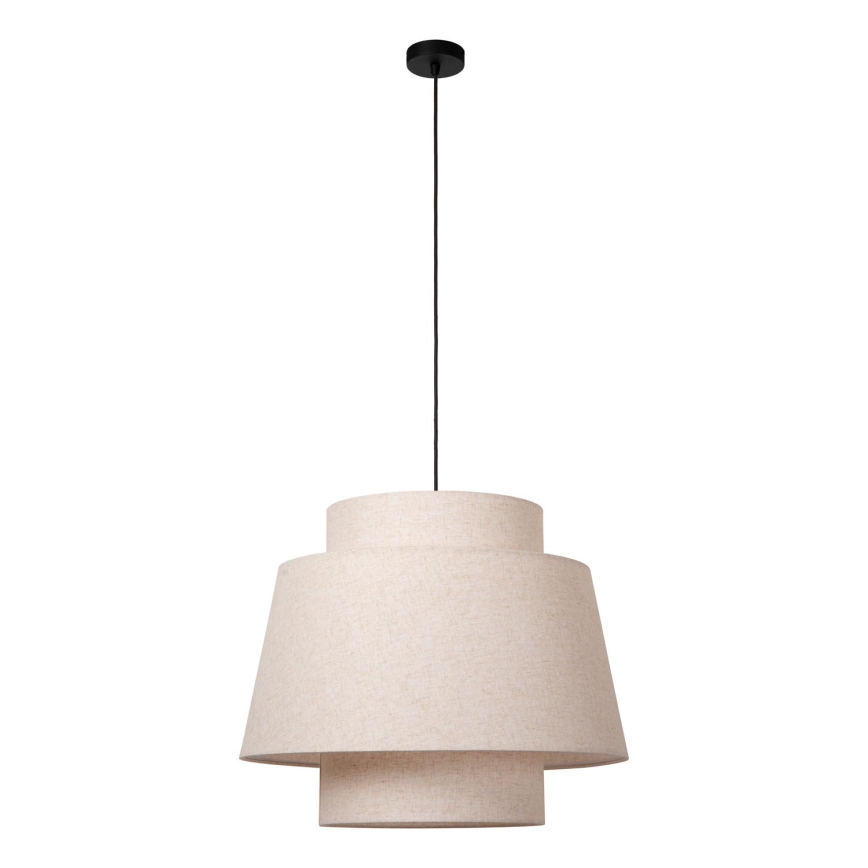 Lucide 21435/60/38 - Hanglamp aan een koord TRIBUTE 1xE27/40W/230V crème