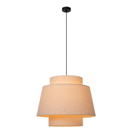 Lucide 21435/60/38 - Hanglamp aan een koord TRIBUTE 1xE27/40W/230V crème
