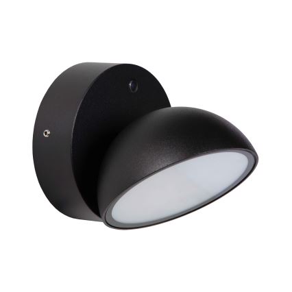 Lucide 22865/12/30 - LED Wandlamp voor buiten met schemersensor FINN LED/12W/230V IP54 zwart