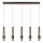 Lucide 24402/30/96 - Dimbare LED hanglamp aan een koord MARGARY 5xLED/4,2W/230V messing