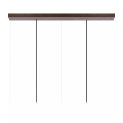 Lucide 24402/30/96 - Dimbare LED hanglamp aan een koord MARGARY 5xLED/4,2W/230V messing