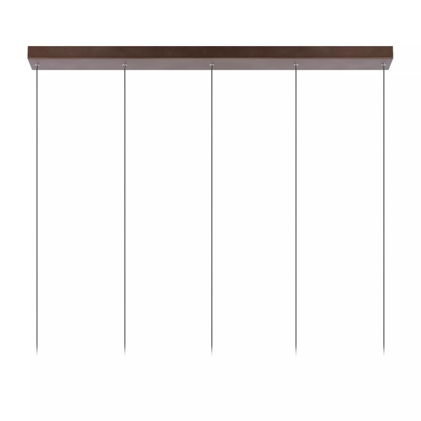 Lucide 24402/30/96 - Dimbare LED hanglamp aan een koord MARGARY 5xLED/4,2W/230V messing