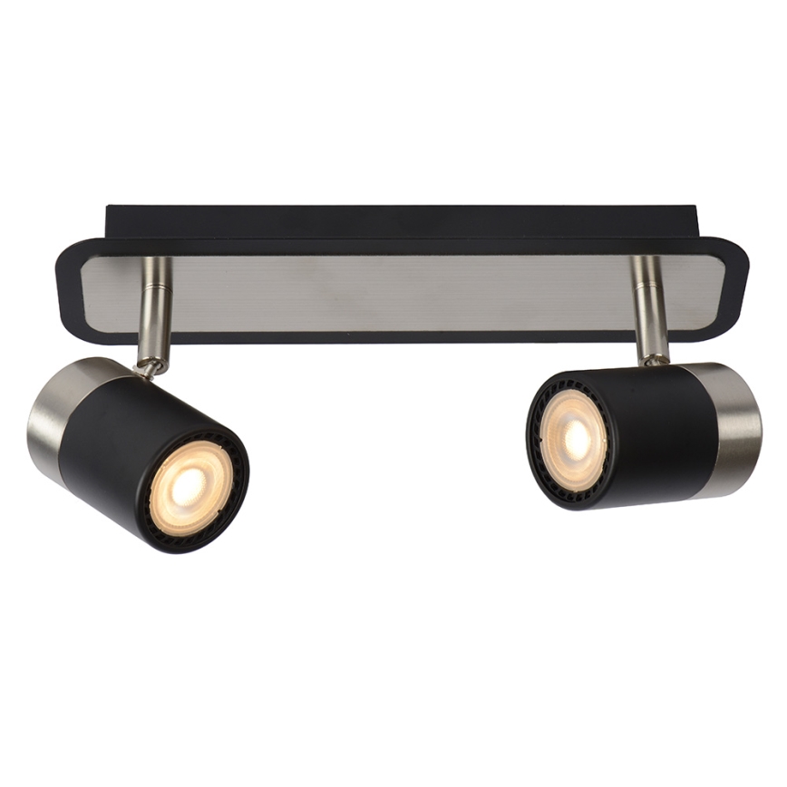 Lucide 26957/10/30 - Dimbare LED Spot LENNERT 2xGU10/5W/230V zwart