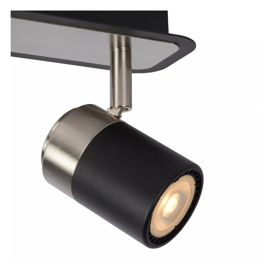 Lucide 26957/10/30 - Dimbare LED Spot LENNERT 2xGU10/5W/230V zwart