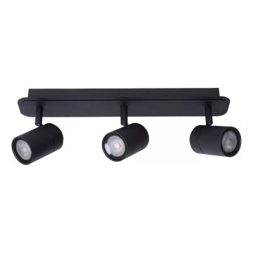 Lucide 26958/15/30 - LED Dimbaar badkamer Spot LENNERT 3xGU10/5W/230V IP44 zwart