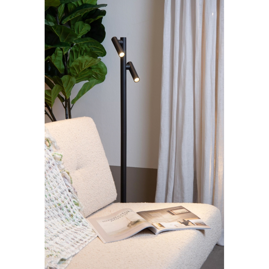 Lucide 27703/04/30 - LED Dimbaar aanraken buitenshuis lamp ANTRIM 2xLED/2,2W/4V 400 mAh IP54 zwart