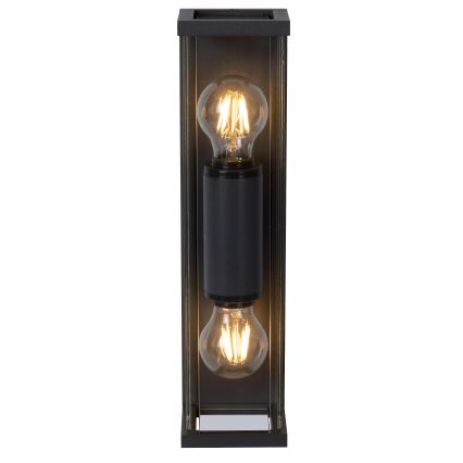 Lucide 27885/02/30 - Wandlamp voor buiten CLAIRE 2xE27/15W/230V IP54
