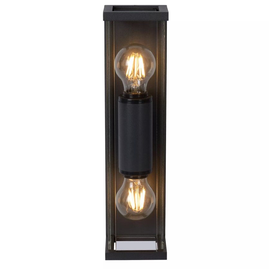 Lucide 27885/02/30 - Wandlamp voor buiten CLAIRE 2xE27/15W/230V IP54